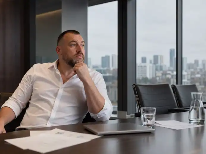 John McGill in a boardroom setting